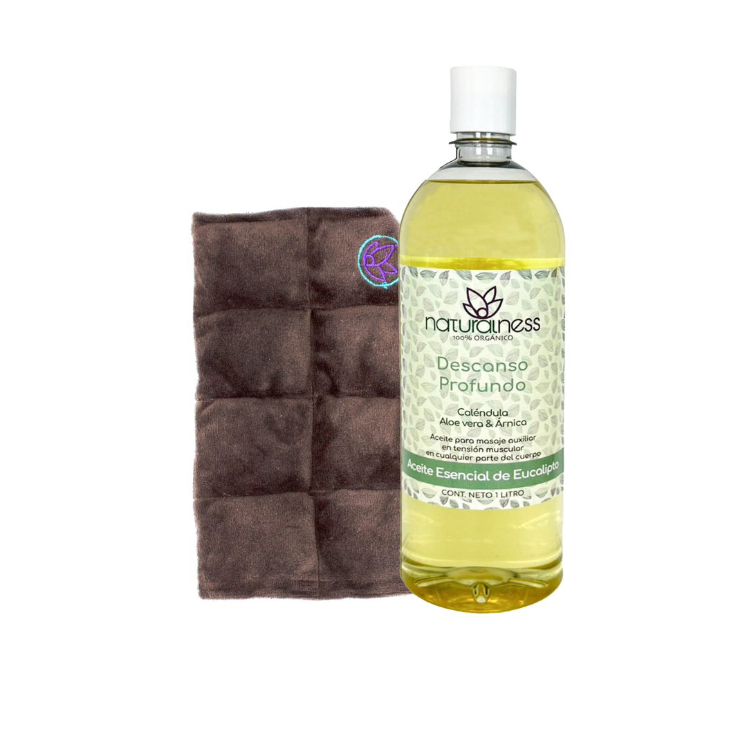 Compresa para la muñeca+ aceite “bálsamo corporal”