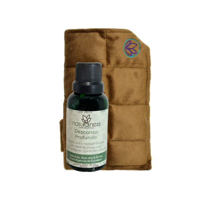 Compresa para la muñeca+ aceite “bálsamo corporal”